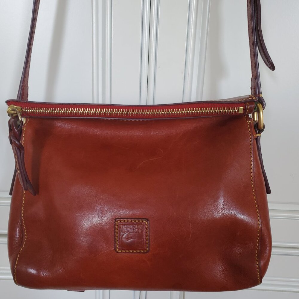 NWOT Dooney and Bourke Laurel Ginger Florentine Crossbody Bag - Picture 5 of 16